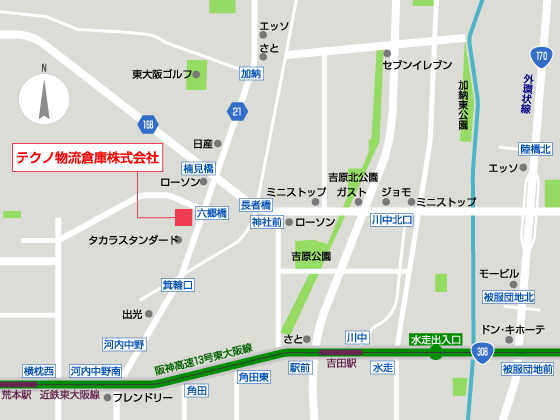 テクノ物流地図